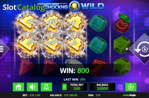 Ροδέλες. Shocking Wild Κουλοχέρης