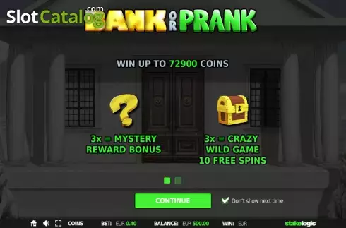 Οθόνη 1. Bank or Prank Κουλοχέρης