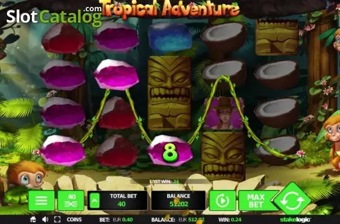 Οθόνη 5. Tropical Adventure Κουλοχέρης
