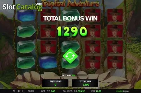 Οθόνη 8. Tropical Adventure Κουλοχέρης
