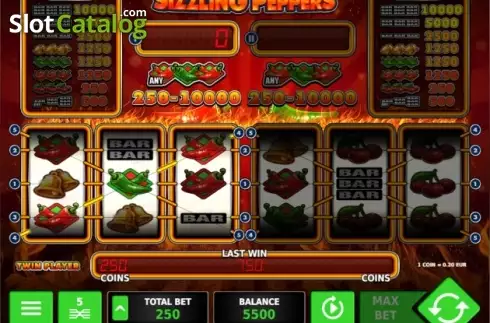Οθόνη 1. Sizzling Peppers Κουλοχέρης