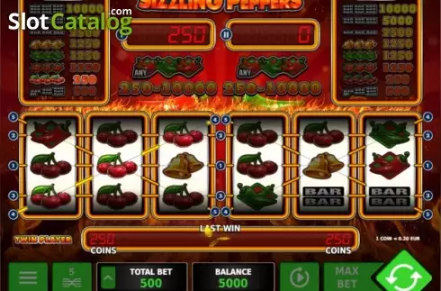 Οθόνη 2. Sizzling Peppers Κουλοχέρης