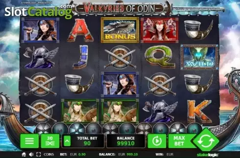 Οθόνη 2. Valkyries of Odin Κουλοχέρης