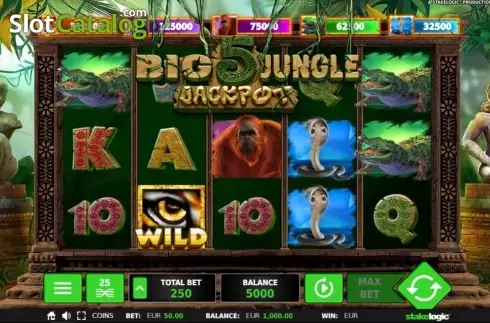 Οθόνη2. Big 5 Jungle Jackpot Κουλοχέρης 