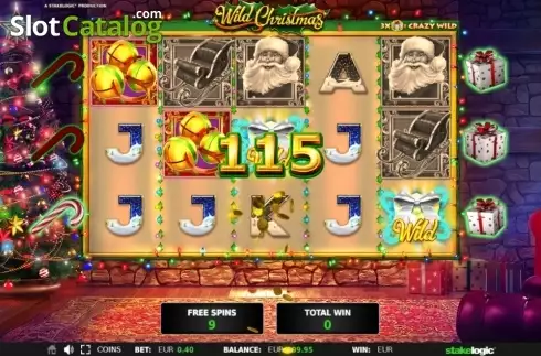 Οθόνη7. Wild Christmas (StakeLogic) Κουλοχέρης