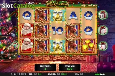 Οθόνη6. Wild Christmas (StakeLogic) Κουλοχέρης