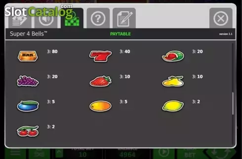 Οθόνη7. Super 4 Bells Κουλοχέρης