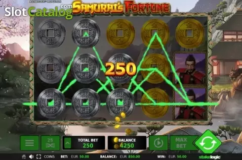 Οθόνη7. Samurai's Fortune Κουλοχέρης 