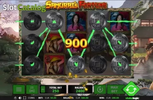 Οθόνη8. Samurai's Fortune Κουλοχέρης 