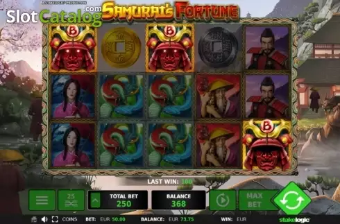 Οθόνη9. Samurai's Fortune Κουλοχέρης 