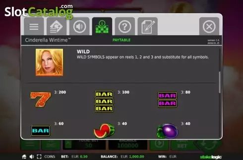 Οθόνη3. Cinderella Wintime Κουλοχέρης