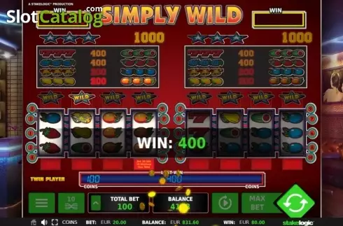 Οθόνη4. Simply Wild (StakeLogic) Κουλοχέρης
