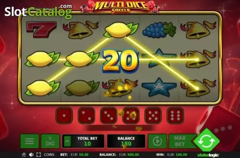Οθόνη6. Multi Dice 5 Reels Κουλοχέρης