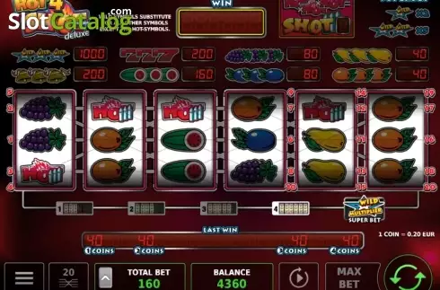 Οθόνη3. Hot4Shot Deluxe Κουλοχέρης