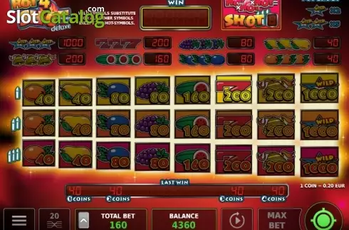Οθόνη4. Hot4Shot Deluxe Κουλοχέρης