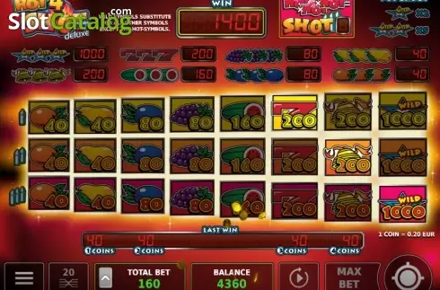 Οθόνη5. Hot4Shot Deluxe Κουλοχέρης
