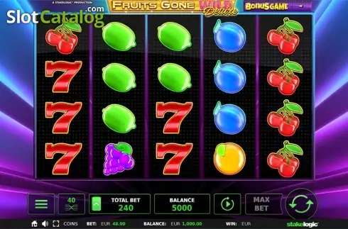 Οθόνη5. Fruits Gone Wild Deluxe Κουλοχέρης