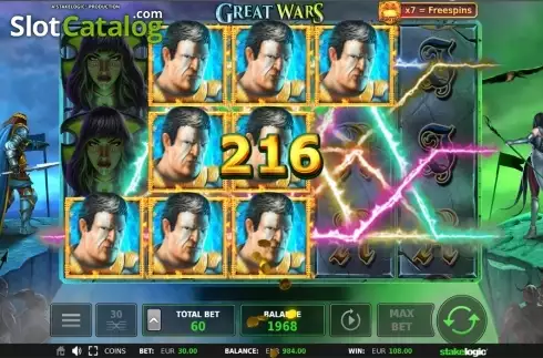 Οθόνη5. Great Wars Κουλοχέρης