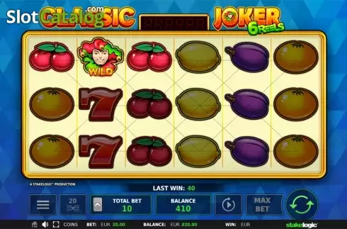 Οθόνη3. Classic Joker 6 Reels Κουλοχέρης
