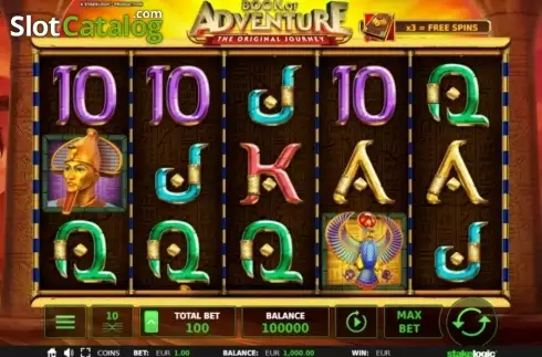 Οθόνη4. Book of Adventure (StakeLogic) Κουλοχέρης