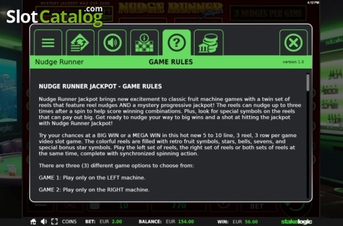 Οθόνη9. Nudge Runner Κουλοχέρης 