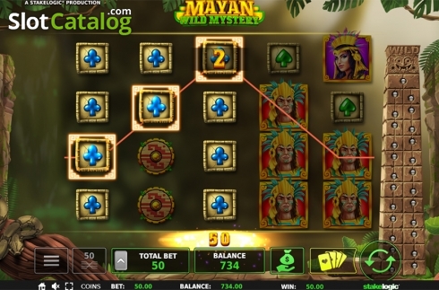 Οθόνη3. Mayan Wild Mystery Κουλοχέρης