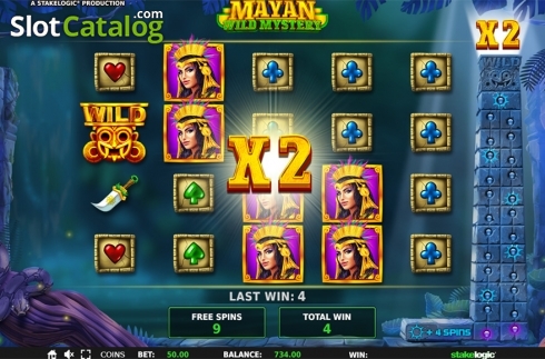 Οθόνη6. Mayan Wild Mystery Κουλοχέρης