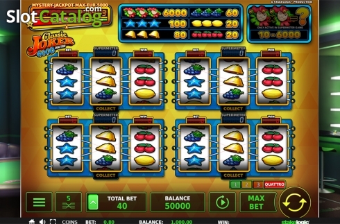 Οθόνη3. Classic Joker 6000 Quattro Κουλοχέρης 