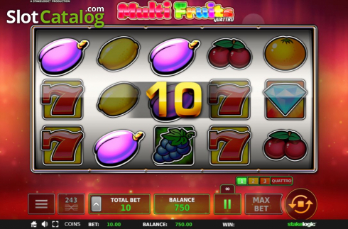 Οθόνη5. Multi Fruits Quattro Κουλοχέρης