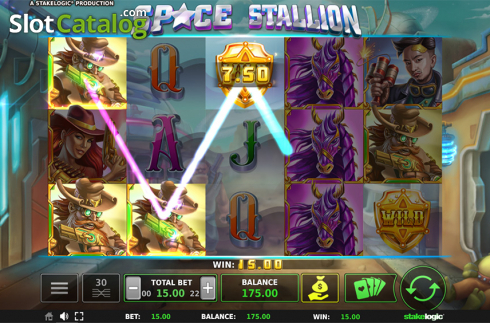 Οθόνη5. Space Stallion Κουλοχέρης