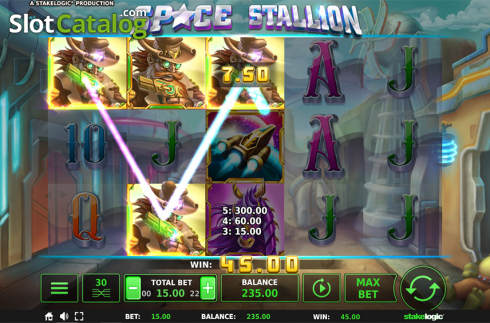 Οθόνη6. Space Stallion Κουλοχέρης