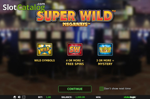 Οθόνη2. Super Wild Megaways Κουλοχέρης