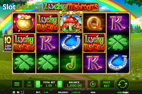 Οθόνη3. Lucky Mushrooms Deluxe Κουλοχέρης 
