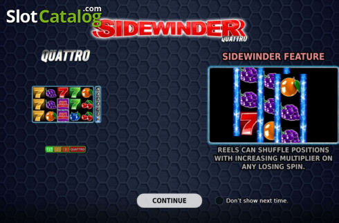 Οθόνη2. Sidewinder (StakeLogic) Κουλοχέρης