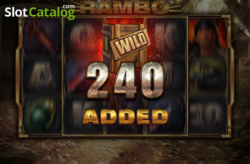 Οθόνη5. Rambo (StakeLogic) Κουλοχέρης 