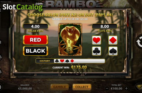 Οθόνη6. Rambo (StakeLogic) Κουλοχέρης 