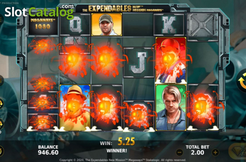 Οθόνη4. The Expendables New Mission Megaways Κουλοχέρης