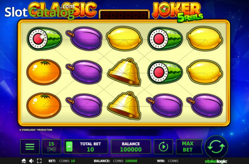 Οθόνη2. Classic Joker 5 Reels Κουλοχέρης