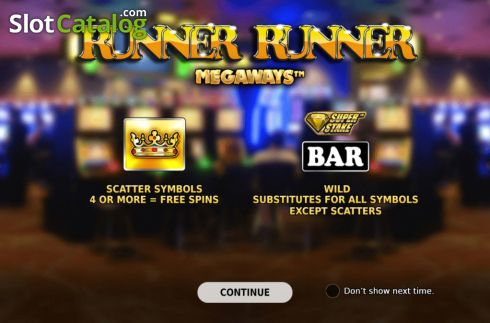 Οθόνη2. Runner Runner Megaways Κουλοχέρης