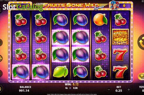 Οθόνη5. Fruits Gone Wild Supreme Κουλοχέρης 