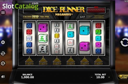 Οθόνη2. Dice Runner Megaways Κουλοχέρης