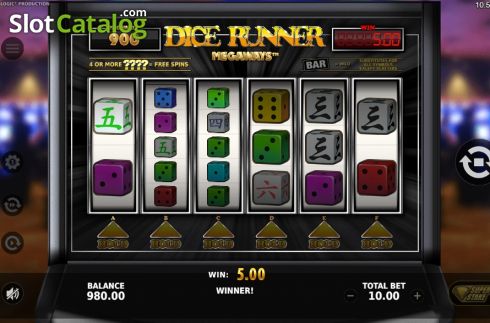 Οθόνη4. Dice Runner Megaways Κουλοχέρης