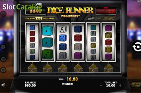 Οθόνη5. Dice Runner Megaways Κουλοχέρης