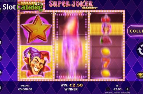 Οθόνη4. Super Joker Megaways Κουλοχέρης