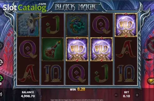 Οθόνη5. Black Magic (StakeLogic) Κουλοχέρης