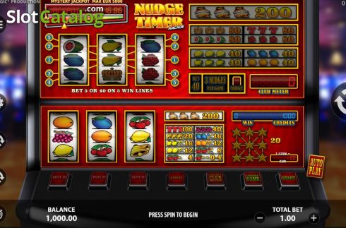 Οθόνη3. Nudge Timer Arcade Κουλοχέρης