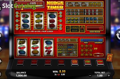 Οθόνη4. Nudge Timer Arcade Κουλοχέρης