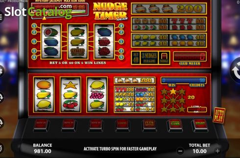 Οθόνη5. Nudge Timer Arcade Κουλοχέρης