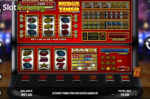 Οθόνη6. Nudge Timer Arcade Κουλοχέρης