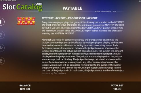 Οθόνη7. Nudge Timer Arcade Κουλοχέρης